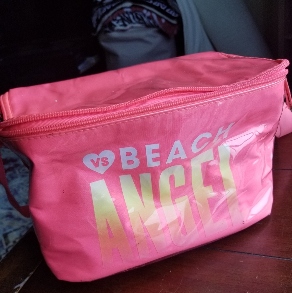 Pink Victorias Secret lunch bag